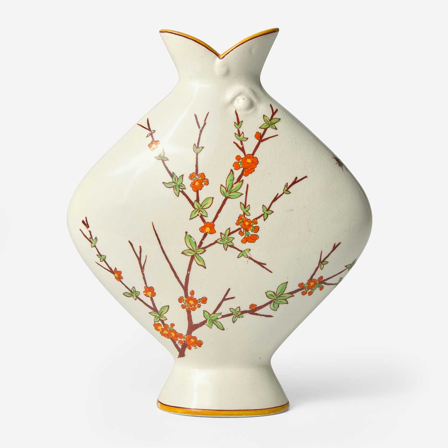 Lot 144 - A Wedgwood Christopher Dresser (1834-1904) Designed Queensware Fish Vase