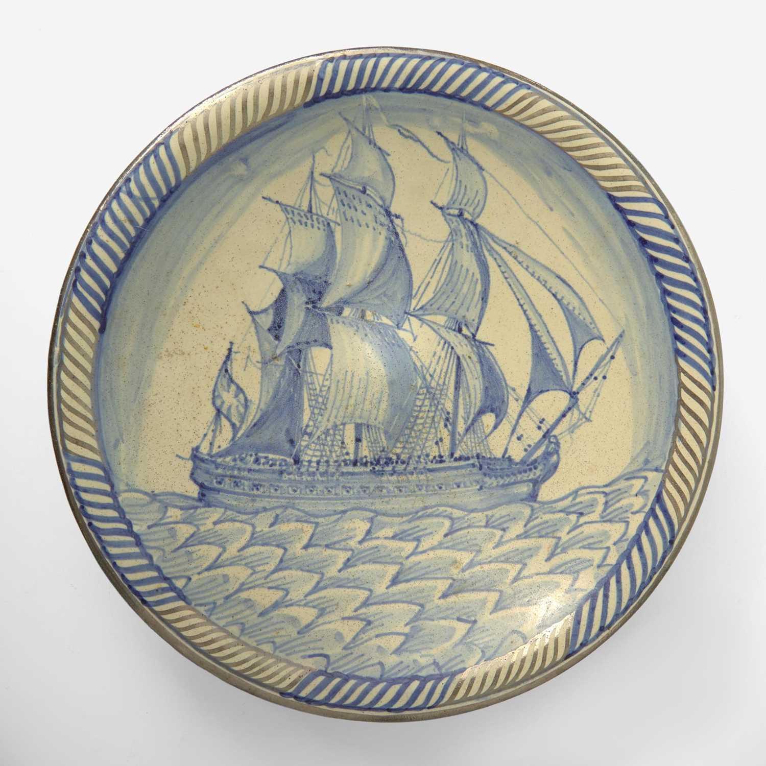 Lot 156 - A Wedgwood Alfred Powell (1865-1960) Decorated Charger