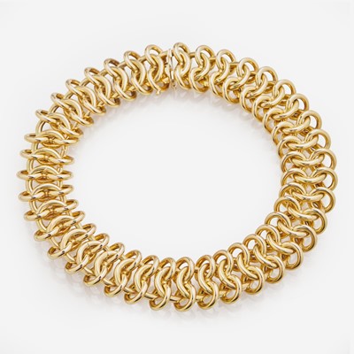 Lot 183 - A 14K Yellow Gold Necklace