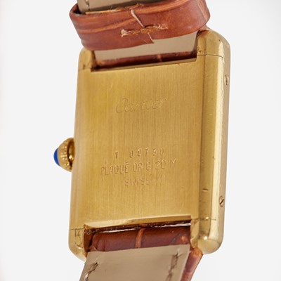 Lot 68 - A Cartier Tank Watch