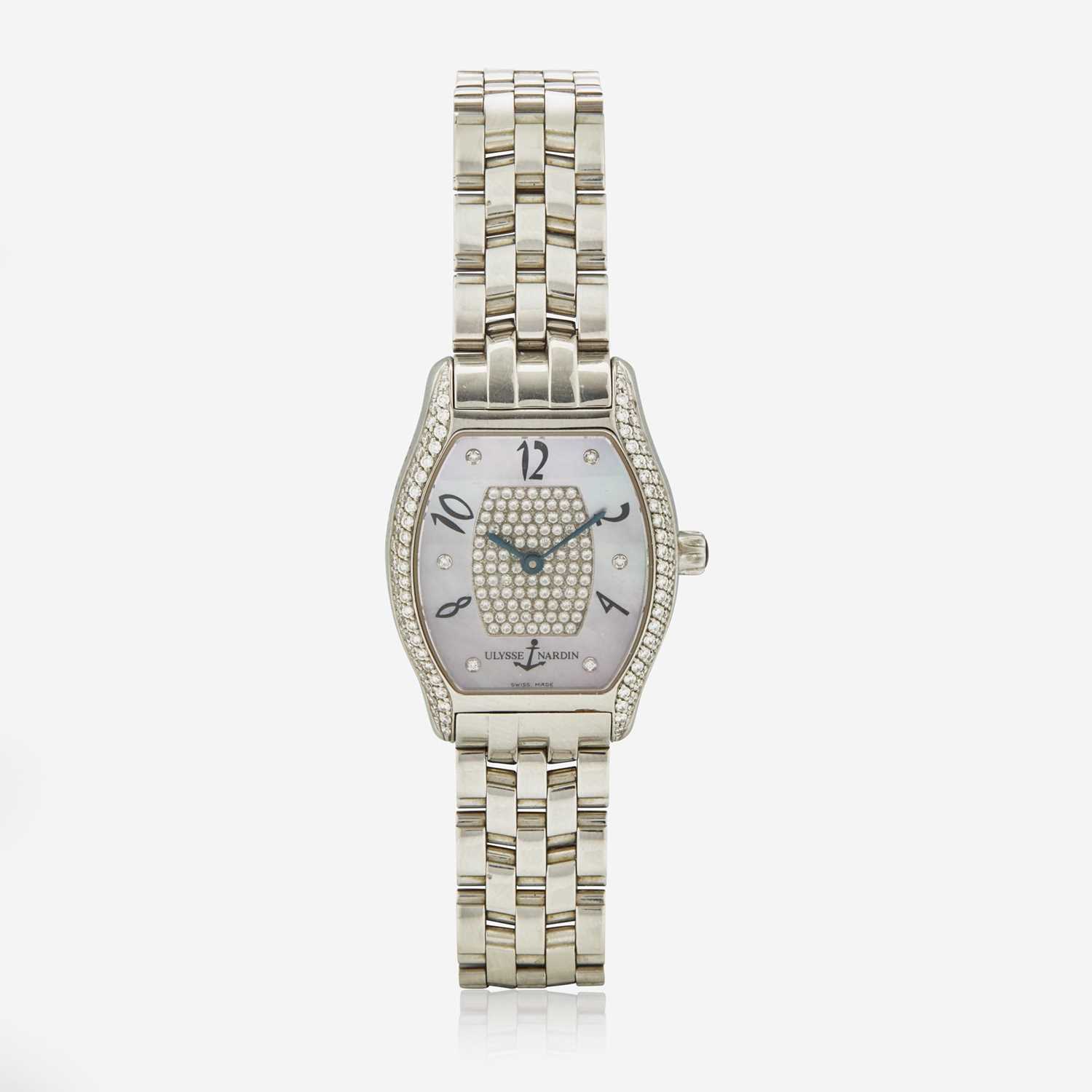 Lot 62 - A Ulysse Nardin Michelangelo Diamond Watch