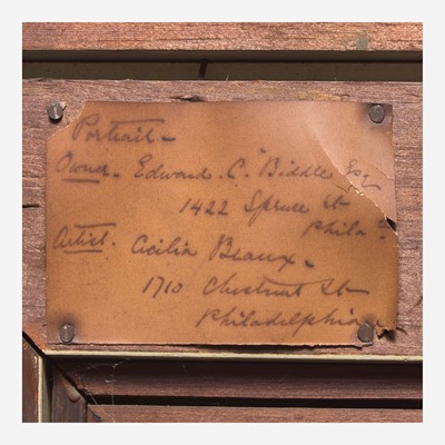 Lot 14 - Cecilia Beaux (American, 1855–1942)
