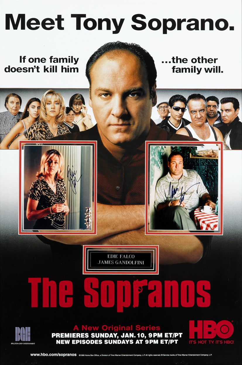 James Gandolfini and Edie Falco Picture Print The Sopranos Poster fea 24x36 
