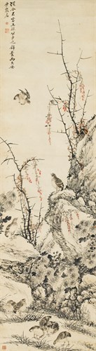Lot 12 - ZHANG NAI-CHI (B.1817)  CHINESE, 19TH CENTURY