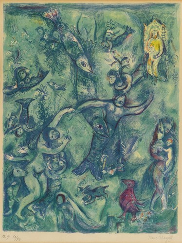 Lot 17 - MARC CHAGALL  (FRENCH/RUSSIAN 1887-1985)