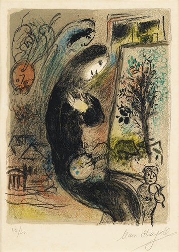 Lot 20 - MARC CHAGALL  (FRENCH/RUSSIAN 1887-1985)