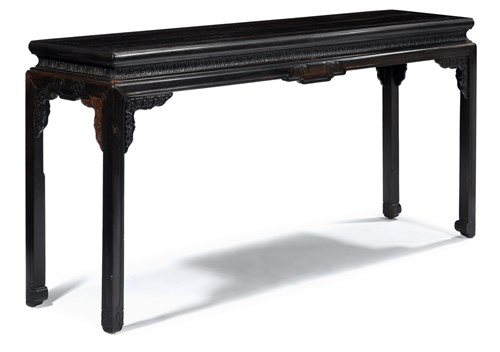 Lot 24 - Rare Chinese Imperial zitan long table