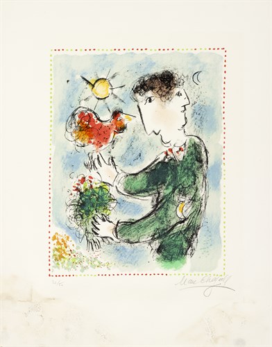 Lot 10 - MARC CHAGALL  (FRENCH/RUSSIAN 1887-1985)