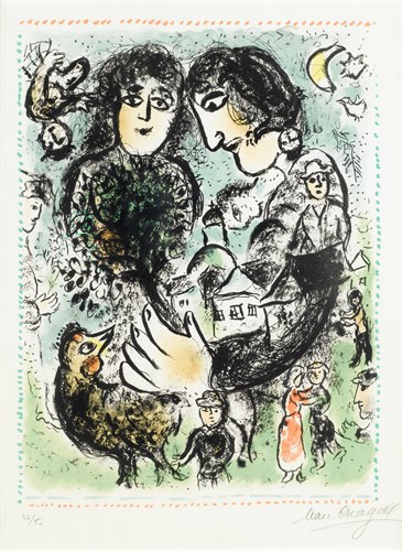 Lot 11 - MARC CHAGALL  (FRENCH/RUSSIAN 1887-1985)
