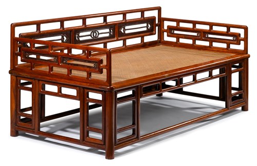 Lot 32 - Chinese huanghuali luohan bed