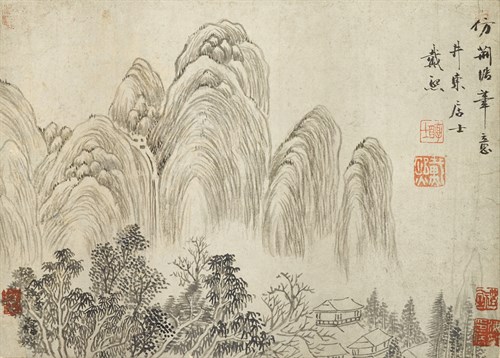 Lot 67 - DAI XI (1801-1860)  CHINESE, 19TH CENTURY