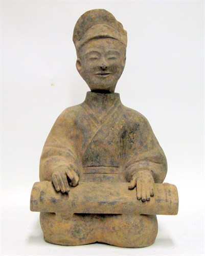 Lot 156 - Chinese pottery figure