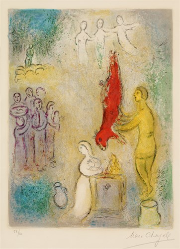 Lot 17 - MARC CHAGALL  (FRENCH/RUSSIAN, 1887-1985)