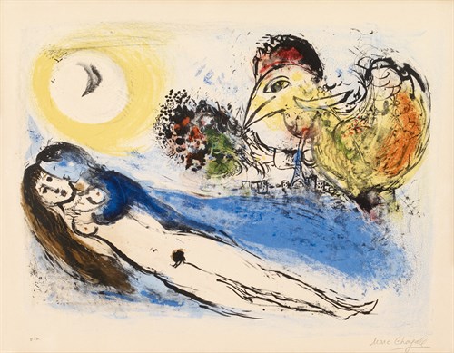 Lot 16 - MARC CHAGALL  (FRENCH/RUSSIAN, 1887-1985)