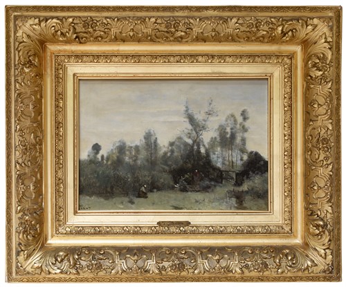 Lot 4 - JEAN-BAPTISTE-CAMILLE COROT  (FRENCH 1796-1875)