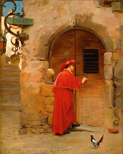Lot 10 - JEHAN GEORGES VIBERT  (FRENCH 1840-1902)
