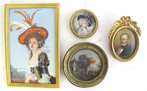 Lot 81 - Group of painted miniatures