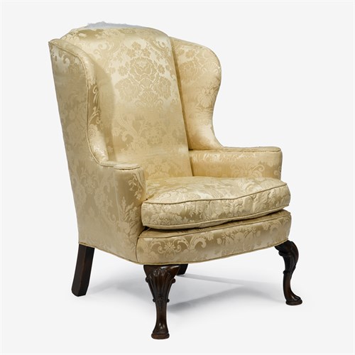 Lot 177 - George I wingback armchair