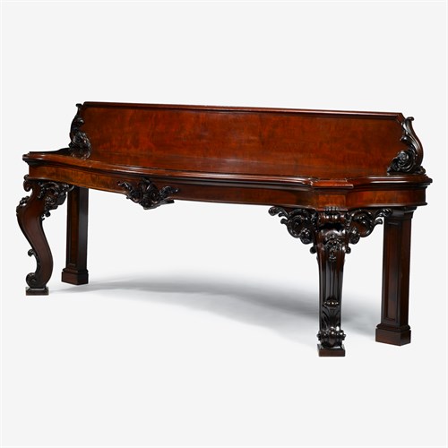 Lot 165 - Large and impressive William IV mahogany serving table