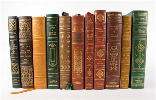 Lot 129 - 21 vols. (Leather Bindings.) Franklin Library...