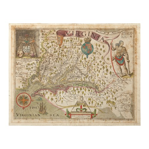 Lot 570 - 1 piece. Smith, John. Hand-Colored Engraved...