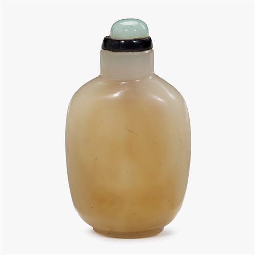 Lot 166 - A Chinese light brown glass snuff bottle