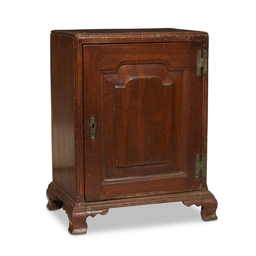 Lot 54 - Chippendale mahogany spice cabinet