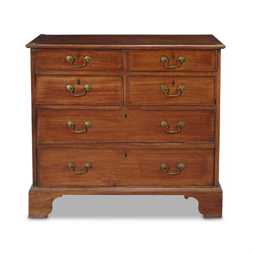 Lot 34 - Chippendale mahogany chest