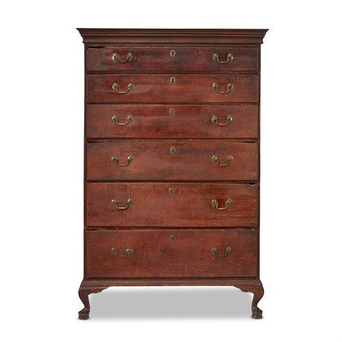 Lot 5 - Maple tall chest