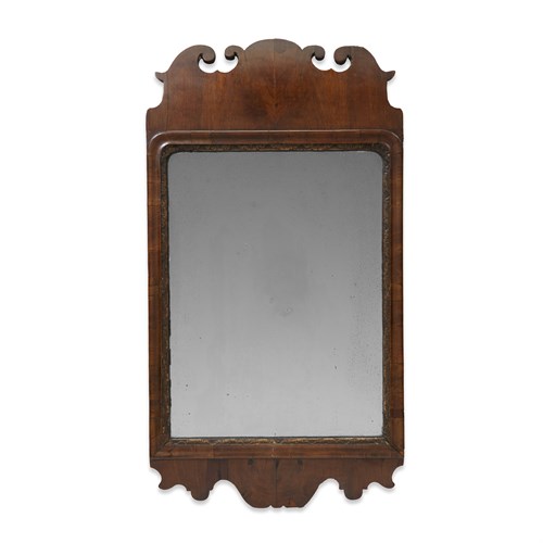 Lot 16 - Queen Anne walnut mirror