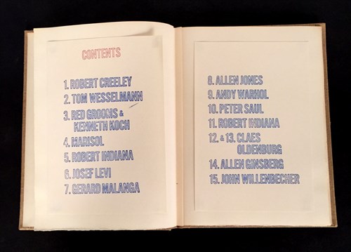 Lot 33 - (Art : Modern : Livres d'artistes). (Warhol,...