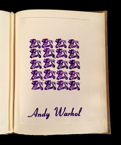 Lot 33 - (Art : Modern : Livres d'artistes). (Warhol,...