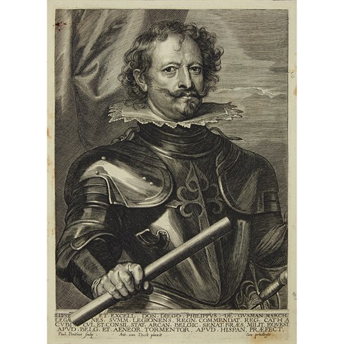 Lot 6 - FIVE PRINTSANTHONY VAN DYCK  (FLEMISH, 1599-1641)