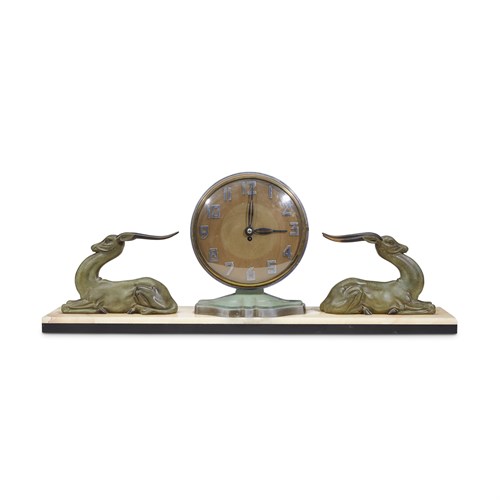 Lot 277 - ART DECO MANTLE CLOCK Early 20th Century...