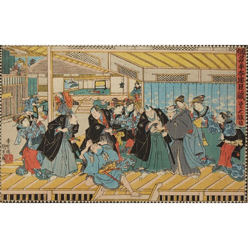 Lot 28 - UTAGAWA KUNISADA  (1786-1864)  MID 19TH CENTURY