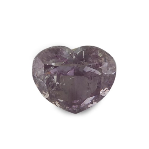 Lot 122 - An unmounted fancy intense pink-purple diamond