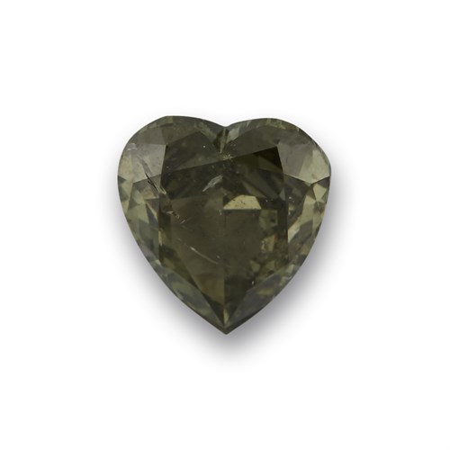 Lot 123 - An unmounted "Chameleon" diamond