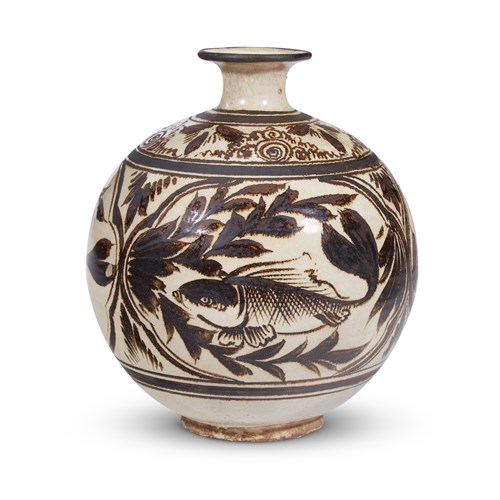 Lot 240 - A Chinese Cizhou style ceramic vase