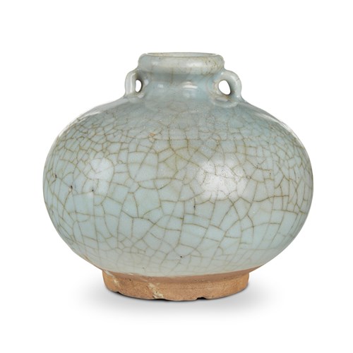 Lot 204 - A Thai celadon-glazed globular jar