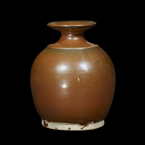 Lot 219 - A North Chinese brown-glazed jar