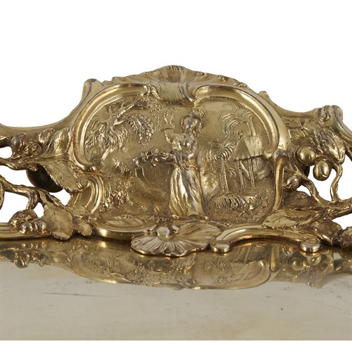 Lot 46 - An important George II silver-gilt salver