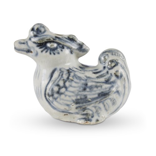 Lot 175 - A Vietnamese blue and white "Duck" water dropper