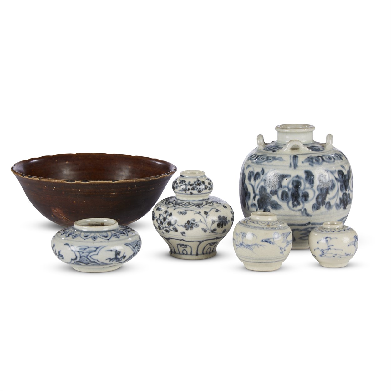 Lot 181 - Group of six Vietnamese ceramics