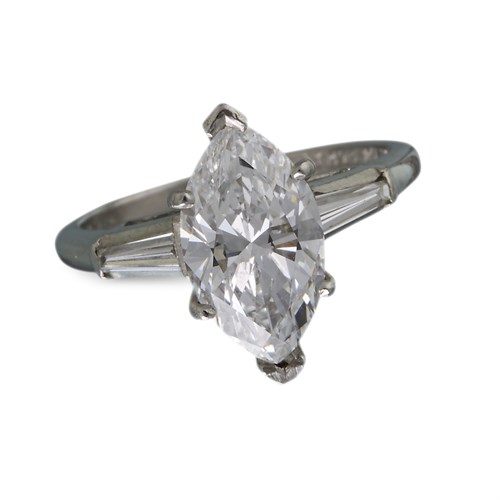 Lot 93 - A diamond solitaire ring