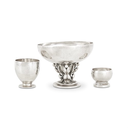 Lot 102 - A Danish sterling silver compote